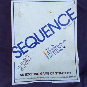 Jax Sequence Board Game - White and Blue Box